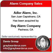 Adler Alarm acquired by Bay Alarm